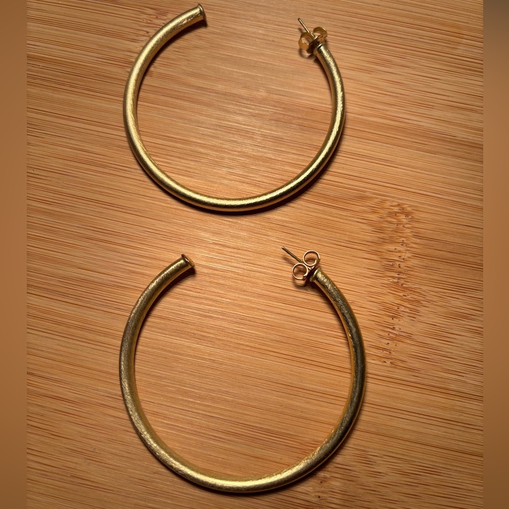 Shelia Fajl gold hoops